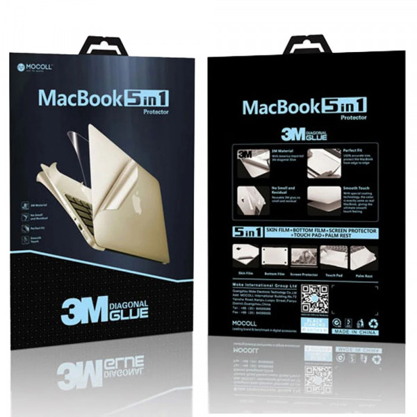 Bộ dán MacBook Pro 15 inch 2016-2019 MOCOLL 5 in 1