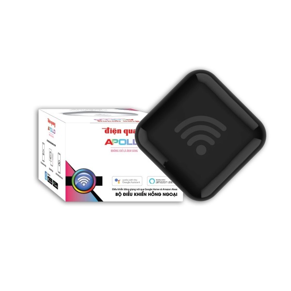 Bộ điều khiển hồng ngoại Điện Quang Apollo ĐQ IR1.1 S Wifi Black