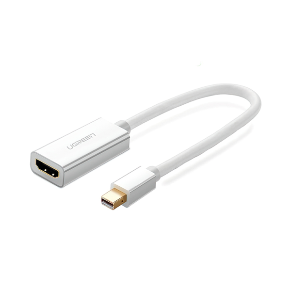 10460 - Cáp chuyển đổi Mini DisplayPort đực sang HDMI cái hỗ trợ 1080P dài 18cm Ugreen MD112