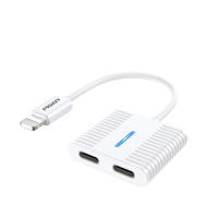 LS-QMS-E003 - Cáp chuyển đổi Pisen 2 in 1 Dual Lightning