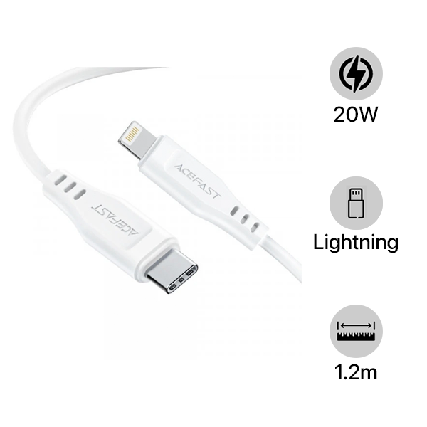 Cáp Type-C to Lightning ACEFAST MFi 1.2M C301