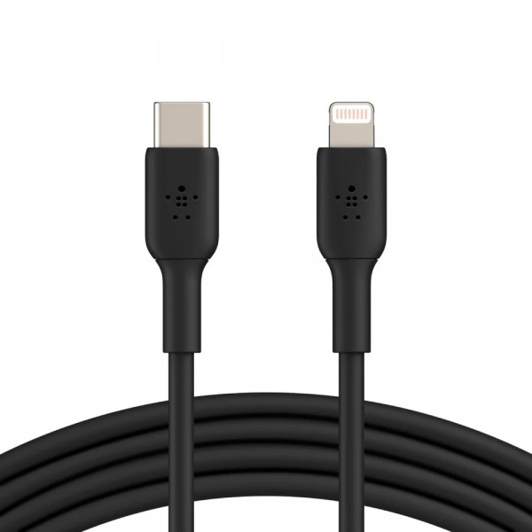 CAA003BT1MBK - Cáp Type-C to Lightning Belkin 30W vỏ nhựa 1M