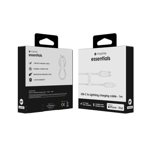 409912194 - Cáp Type-C to Lightning Mophie Essentials MFi 1M