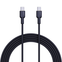 CB-NCC1-BLK - Cáp Type-C to Type-C Aukey 60W Bọc Dù 1M