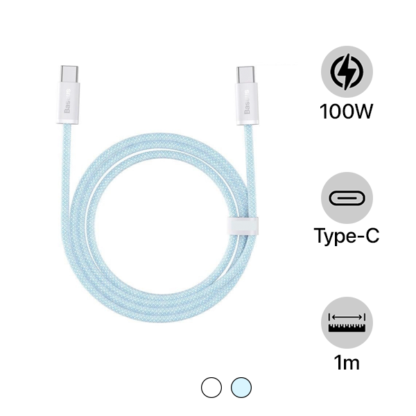 Cáp Type-C to Type-C Baseus 1m