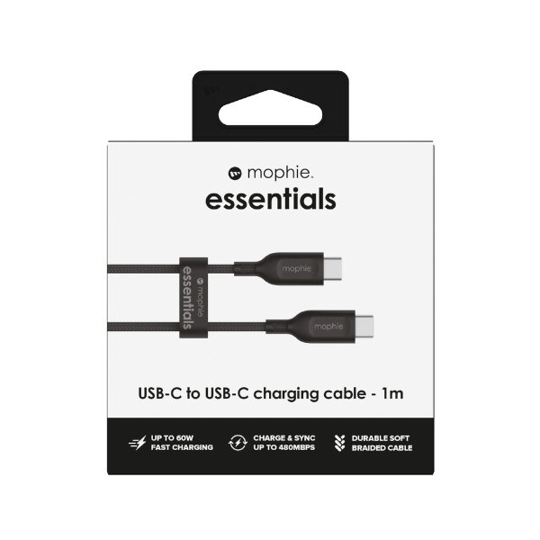 409912236 - Cáp Type-C to Type-C Mophie Essentials 60W 1M