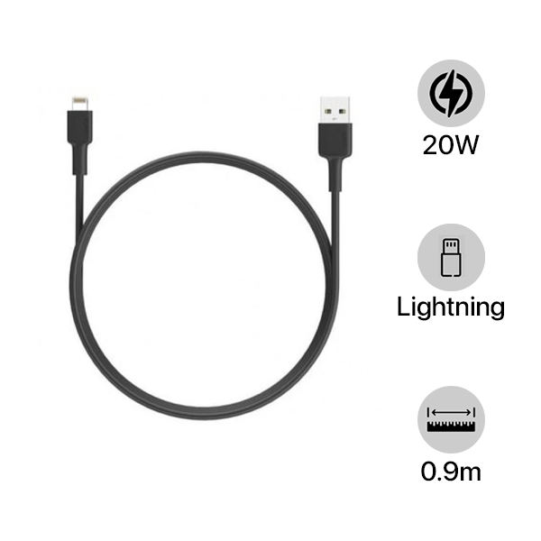 Cáp USB-A to Lightning Aukey 0.9m MFi CB-BAL7