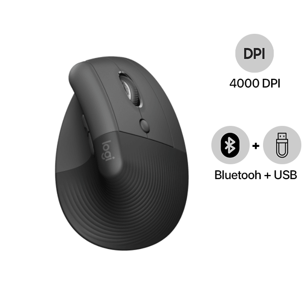Chuột công thái học Logitech Lift Vertical