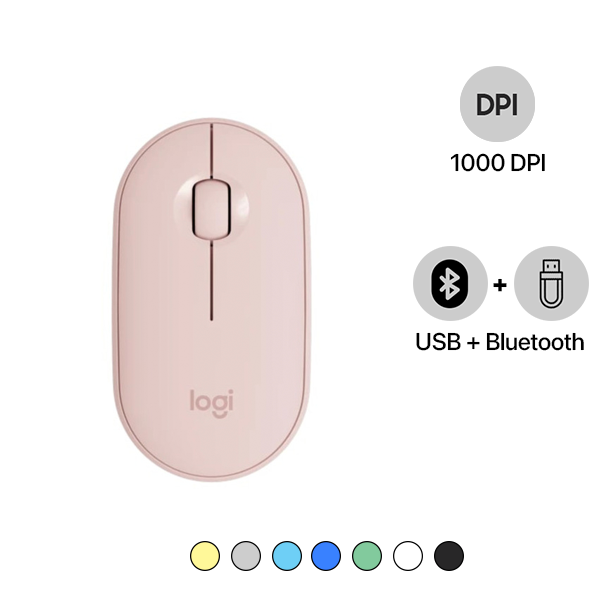 Chuột không dây Bluetooth Logitech Pebble M350