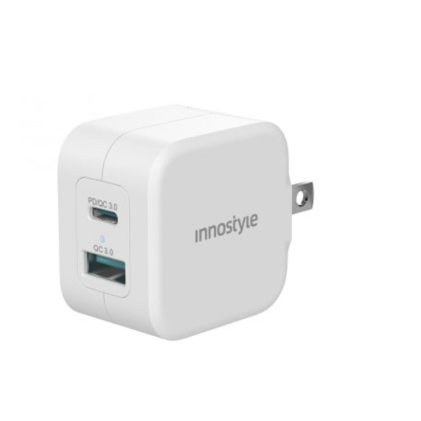 IC202-QSD - Cốc sạc 2 cổng Innostyle 20W PD QC Minigo Pro III Qua Sử Dụng