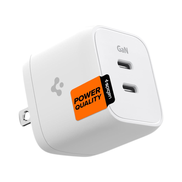 ACH03713 - Cốc sạc nhanh 2 cổng Spigen 35W ArcStation Wall Charger