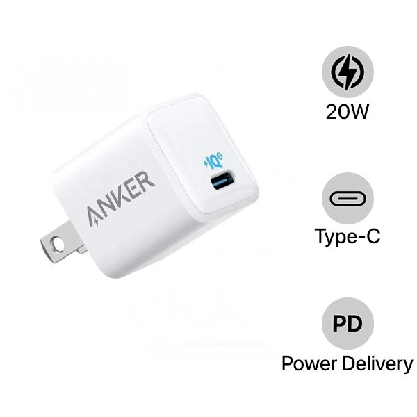 Cốc sạc nhanh Anker 20W Type-C Powerport III Nano Qua Sử Dụng