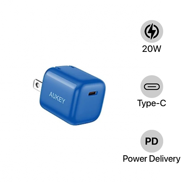 Cốc sạc nhanh Aukey 20W PD Type-C PA-B1 Pro Qua Sử Dụng