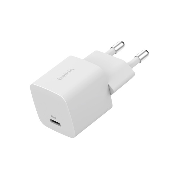 WCA012krWH - Cốc sạc nhanh Belkin 25W Type-C PD Wall Charger (chấu tròn)