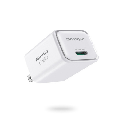 IC30GWHT - Cốc sạc nhanh Innostyle 30W Minigo GaN II PD/PPS IC30G