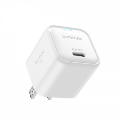 IC33PDWHI - Cốc sạc nhanh Innostyle 33W Minicube GaN II PD/QC3.0 & PPS IC33PD