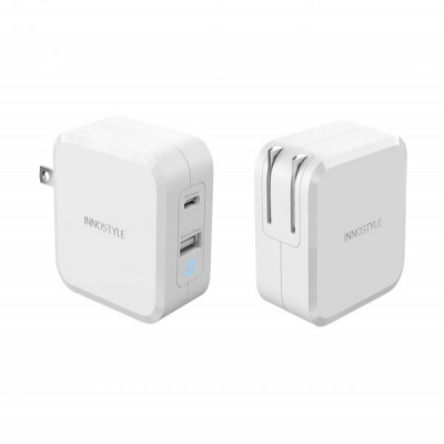 IC652PDWHI - Cốc sạc nhanh 2 cổng Innostyle 65W GaN Zeni IC652PD