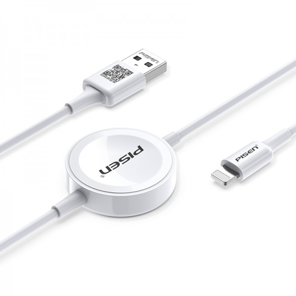 ALWC011500 - Cáp sạc Pisen iWatch 2 trong 1 Lightning