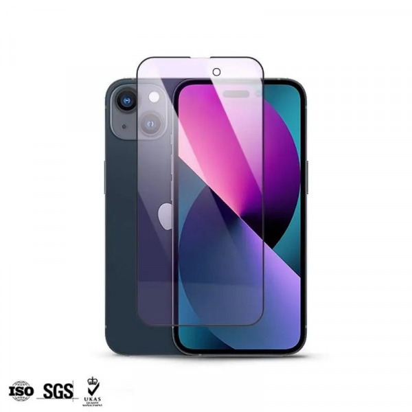 Cường lực chống ánh sáng xanh iPhone 14 Plus 13 Pro Max MOCOLL 2.5D Full Cover