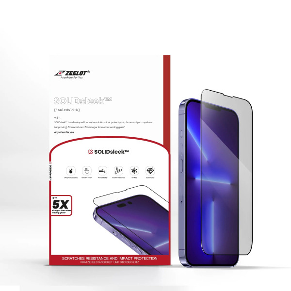 Cường lực chống nhìn trộm iPhone 14 13 13 Pro Zeelot Solidsleek