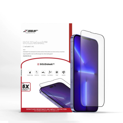 514893 - Cường lực chống vân tay iPhone 14 Plus/13 Pro Max Zeelot Solidsleek