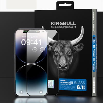 BJ501BK - Cường lực iPhone 15 Mipow Kingbull Premium Silk HD (2.7D)