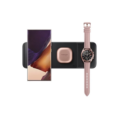 EP-P6300TBEGWW - Đế sạc không dây Samsung 3 in 1 Wireless Charger Trio