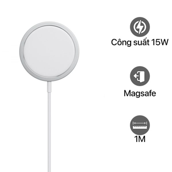 Đế sạc không dây Apple MagSafe 15W Chính Hãng MHXH3VN