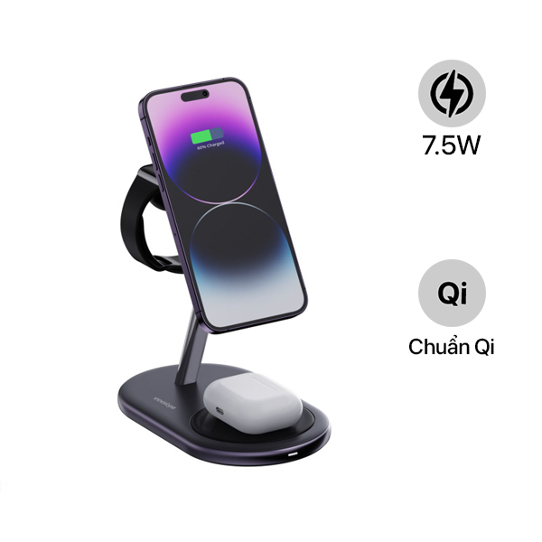 Đế sạc không dây Innostyle Magstation 3 in 1
