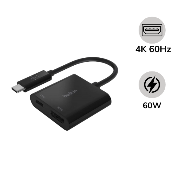 Hub chuyển đổi Belkin Type-C to HDMI AVC002BTBK