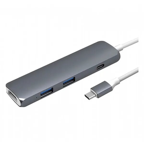 GN22BGRAY - Hub chuyển đổi HyperDrive 4 in 1 Type-C 4K HDMI GN22B
