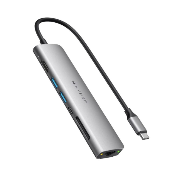 HD22H - Hub chuyển đổi HyperDrive 7 in 1 Type-C HD22H