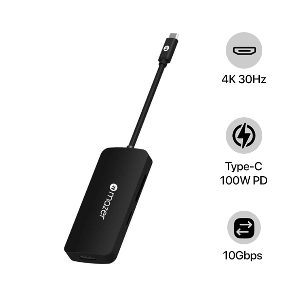 Hub chuyển đổi Mazer 7 in 1 Type-C 12cm Infinite Multimedia