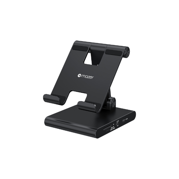 MUC2MULTI8200BK - Hub chuyển đổi Mazer 8 in 1 Type-C Infinite.Multimedia Pro & Tablet Stand