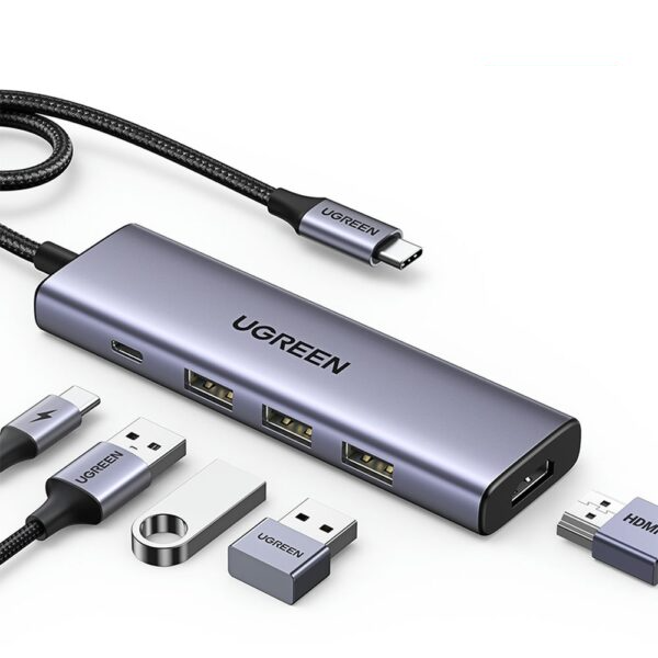 15596 - Hub chuyển đổi Ugreen Type-C 5 in 1 CM511