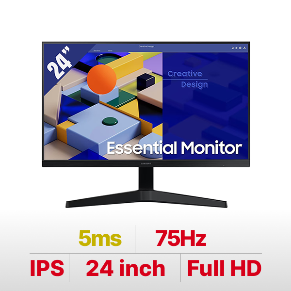 Màn hình máy tính LCD SAMSUNG LS24C310EAEXXV 24 inches FHD 1920x1080 IPS 75Hz 5ms