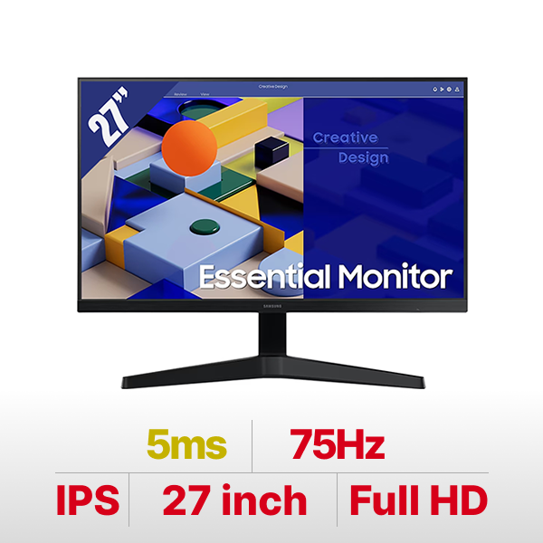 Màn hình máy tính LCD SAMSUNG LS27C310EAEXXV 27 inches FHD 1920x1080 IPS 75Hz 5ms