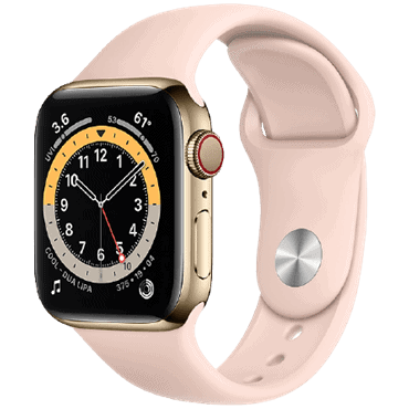 Apple Watch S6 LTE 40mm - New - Viền thép dây cao su - Chính hãng VN A - 33112