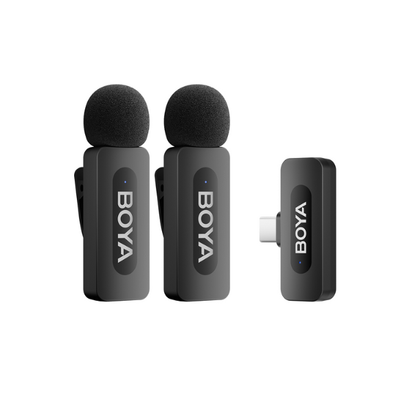Micro không dây Boya kết nối qua cổng Type-C (Dual) BY-V20