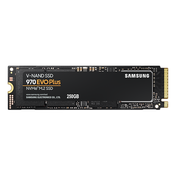 Ổ cứng SSD gắn trong Samsung 970 EVO PLUS 250GB PCIe NVMe V-NAND M.2 2280 upto 3500MB s (MZ-V7S250BW)
