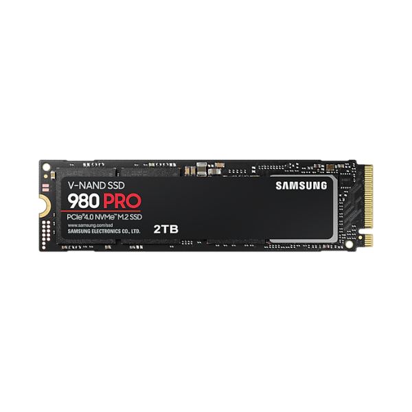 Ổ cứng SSD gắn trong Samsung 980 PRO 2TB PCIe Gen 4.0 x4 NVMe V-NAND M.2 2280 upto 7000MB s (MZ-V8P2T0BW)