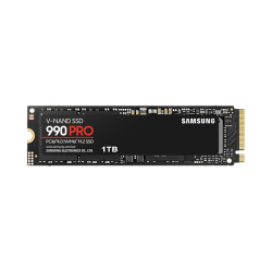 SSDINT07072444 - Ổ cứng SSD gắn trong Samsung 990 PRO 1TB PCIe Gen 4.0 x4 NVMe V-NAND M.2 2280 upto 7450MB/s (MZ-V9P1T0BW)