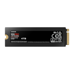 SSDINT07072449 - Ổ cứng SSD gắn trong Samsung 990 PRO Heatsink 4TB PCIe Gen 4.0 x4 NVMe V-NAND M.2 2280 upto 7450MB/s (MZ-V9P4T0CW)