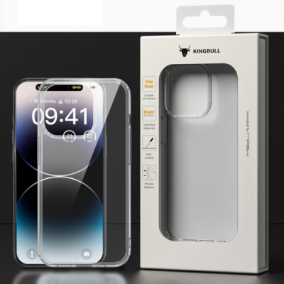 PS15BCR - Ốp lưng iPhone 14 Plus/ 15 Plus Mipow Tempered Transparent Clear
