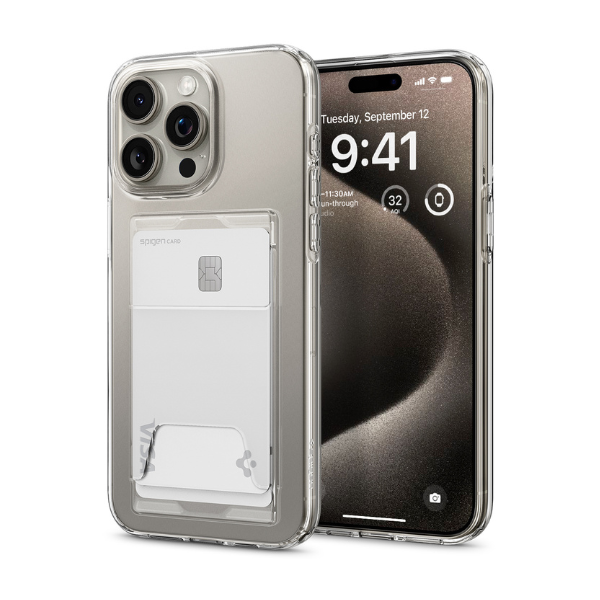 Ốp lưng iPhone 15 Pro Max Spigen Crystal Slot