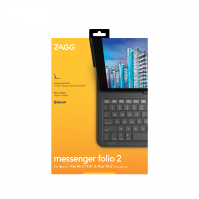 103007169 - Ốp lưng kèm bàn phím iPad 10.2 inch/10.5 inch ZAGG Messenger Folio 2