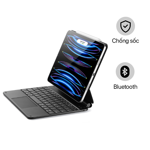 Ốp lưng kèm bàn phím iPad Air 7 6 5 4 Pro 11 inch (2018-2022) ESR Rebound