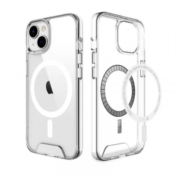 Ốp lưng Magsafe iPhone 14 Plus Jinya Crystal
