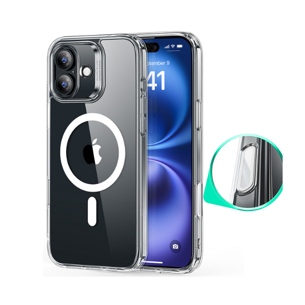 Ốp lưng Magsafe iPhone 16 Plus ESR Classic Hybrid HaloLock (Camera Control)