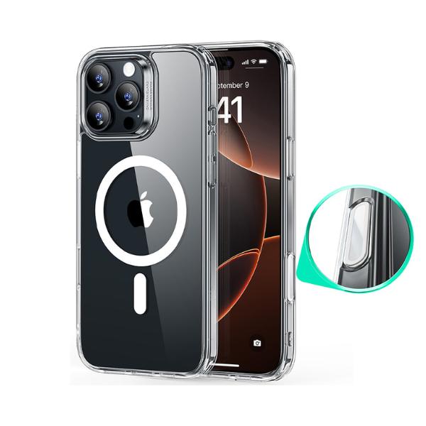Ốp lưng Magsafe iPhone 16 Pro Max ESR Classic Hybrid HaloLock (Camera Control)